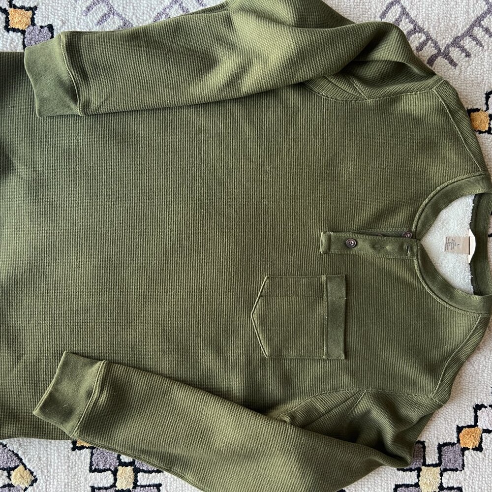 DULUTH TRADING COMPANY Men's Thermal Shirt - Green - Size L - New without tags - Picture 8 of 9